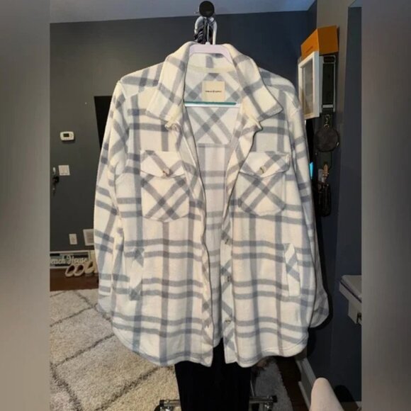 Oversized Teddy Button-Up Jacket - Picture 1 of 3